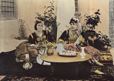 Moorish Women (City Dwellers) of Blidah by European Photographer